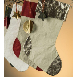Large Christmas stocking, julesok Cachmire/Red