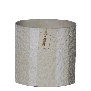 Hampton potte. Hvid/Beige