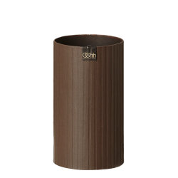 Lines Vase Dark Brown 