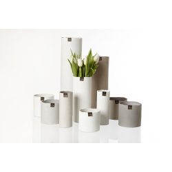 Cylinder Vase, Light Brown 