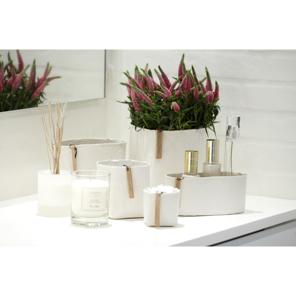 Firkantet potte, White