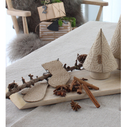 Zero Waste box med 12 styks julepynt, Rd 