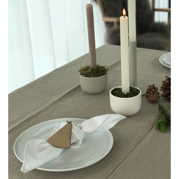 Zero Waste box med 12 styks julepynt, Naturlig