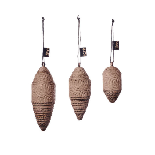 Zero Waste xmas ornaments st af 3