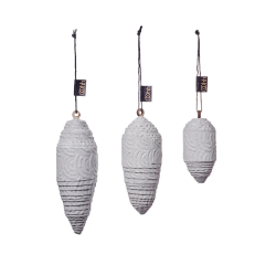 Zero Waste xmas ornaments st af 3