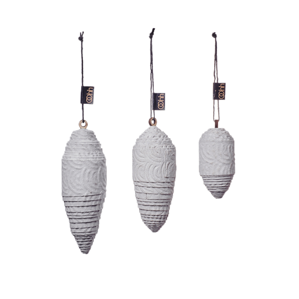 Zero Waste xmas ornaments st af 3