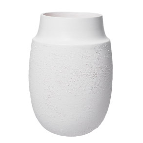 AYA vase med struktur finish, White