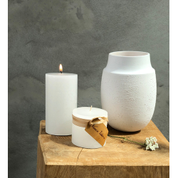 Aya vase med sand finish, Black 