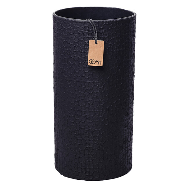 Sahara Zero Waste paper vase, Black