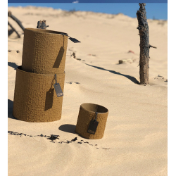 Sahara Zero Waste potte, Taupe