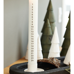 Vienna Iron Candle Holder, white