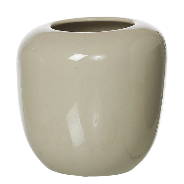  ANIA vase, sand finish, Glossy Sand