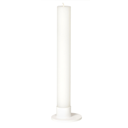 Kirkelys m/hvid stage, hvid