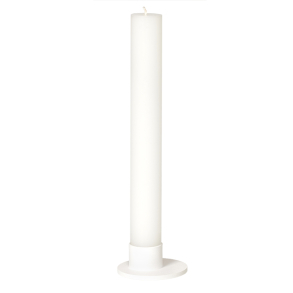 Kirkelys m/hvid stage, hvid