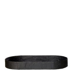 Pulp oval tray, Black
