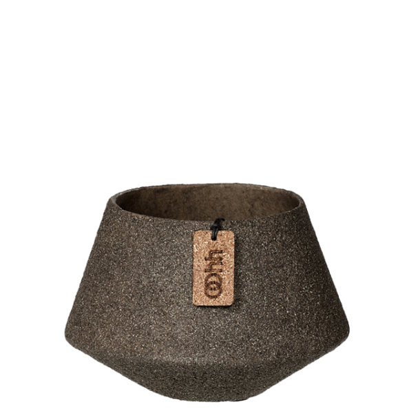 Wood'z Angle pot small, Caffe