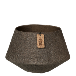 Wood'z Angle pot large, Caffe