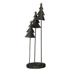  WOODz juletrer deco, Sort