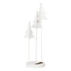  WOODz juletrer deco, Hvid