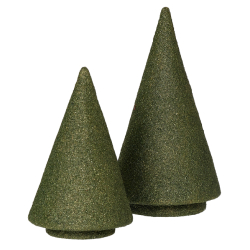 s/2 WOODz xmas trees, Burnt Olive