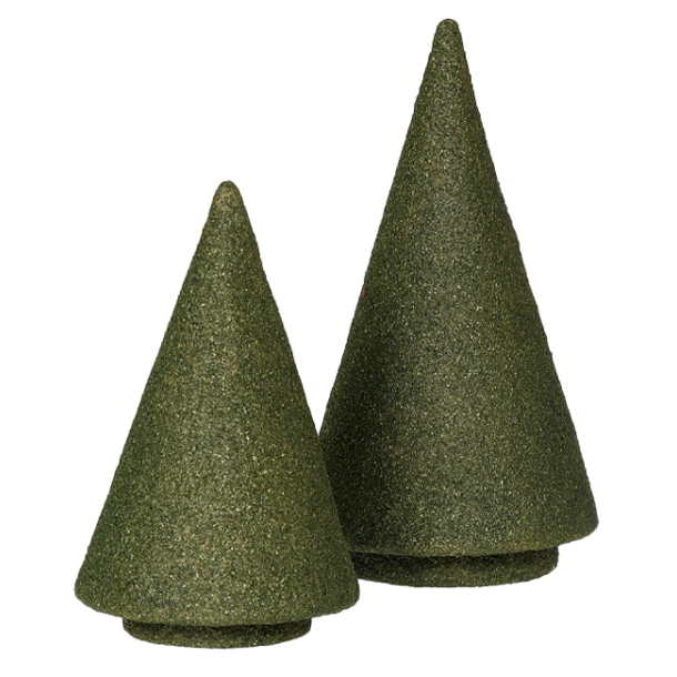 s/2 WOODz xmas trees, Burnt Olive