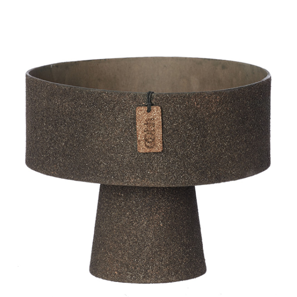 WOODz Pedestal Tray, Caffe