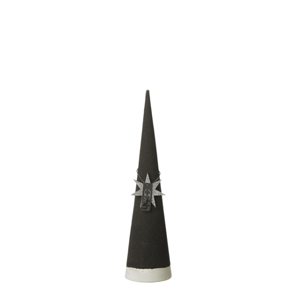 Sanded Cone, Black