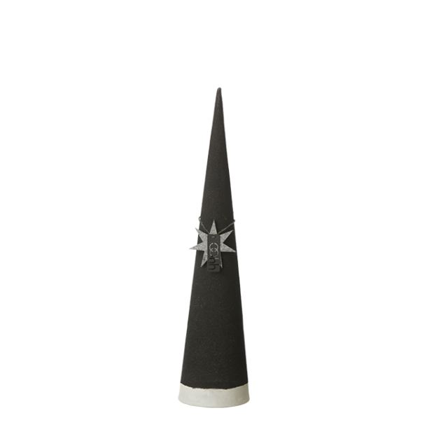 Sanded Cone, Black