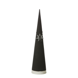 Sanded Cone, Black