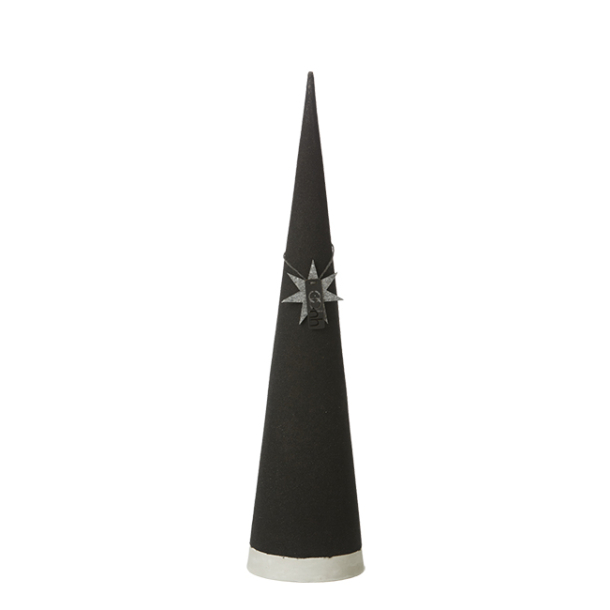 Sanded Cone, Black
