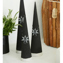 Sanded Cone, Black