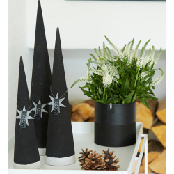 Sanded Cone, Black