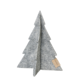 Juletr stor af Zero Waste uld, Grey