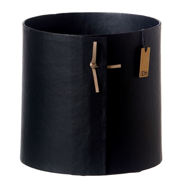 Loop Paper Pot, Black