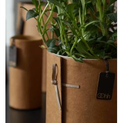 Loop Paper Pot, Natural