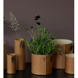 Loop Paper Pot, Natural