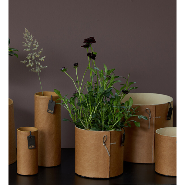 Loop Paper Pot, Natural