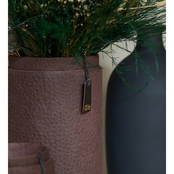 Madrid cylinder vase. Zero Waste, Fudge