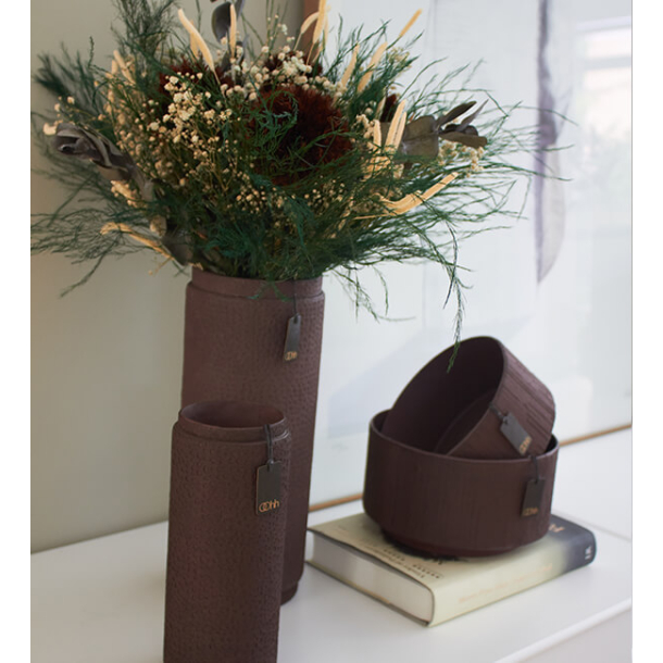 Madrid cylinder vase. Zero Waste, Fudge