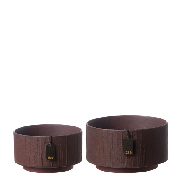S/2 Manhattan Zero Waste bowl, Fudge