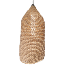 Woven paper lamp, large, incl. socket &amp; cord