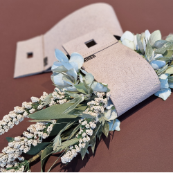 Flower Clutch, Black