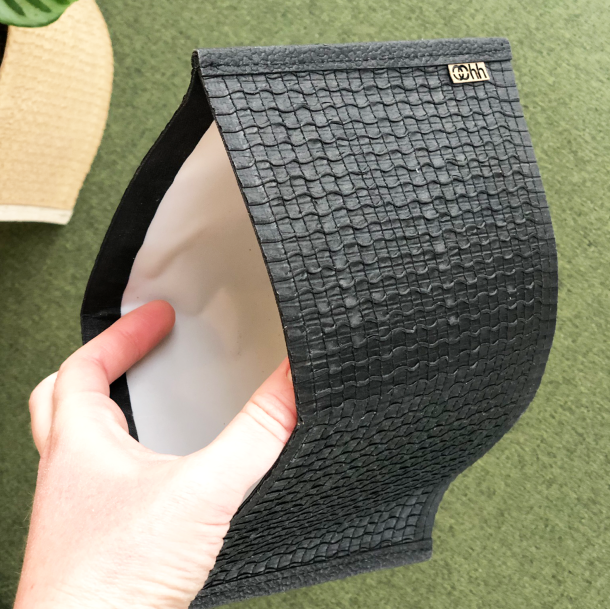 Mail Me - flat packed Flower Pot, Black