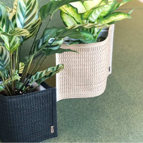 Mail Me - flat packed Flower Pot, Natural