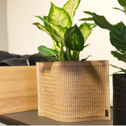 Mail Me - flat packed Flower Pot, Natural