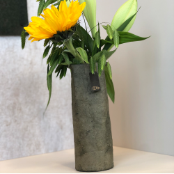 Pulp flower pot. Zero Waste, Burnt Olive