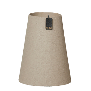Dunes vase m/sand finish, Light Brown