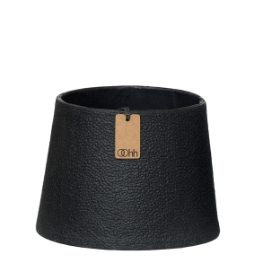 Tuscany conical zero waste potte, Black