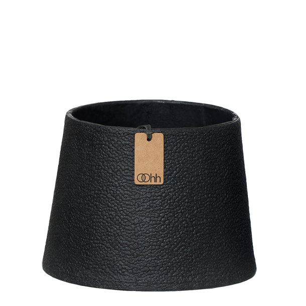 Tuscany konisk zero waste potte, Sort
