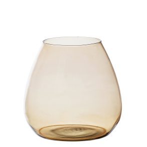 Valencia drop vase, Champagne